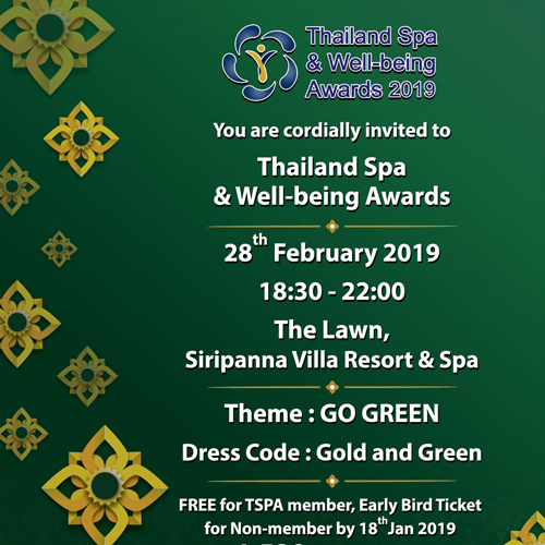 Thailand Spa & Well-being Awards 2019